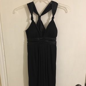 Black cocktail dress